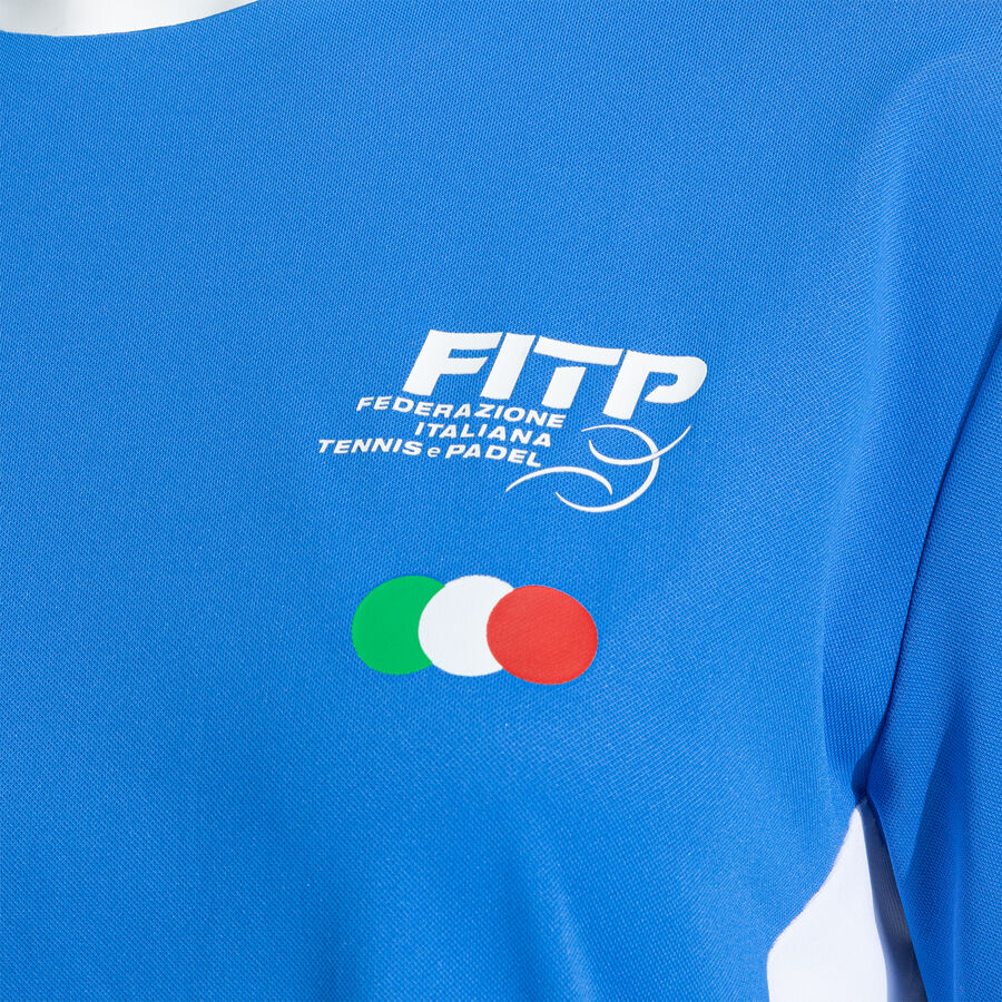 CAMISETA MANGA CORTA MUJER COMP. OFI. FED. ITALIA TENIS Y PADEL