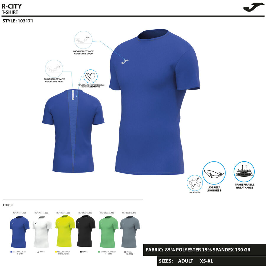 CAMISETA MANGA CORTA R-CITY