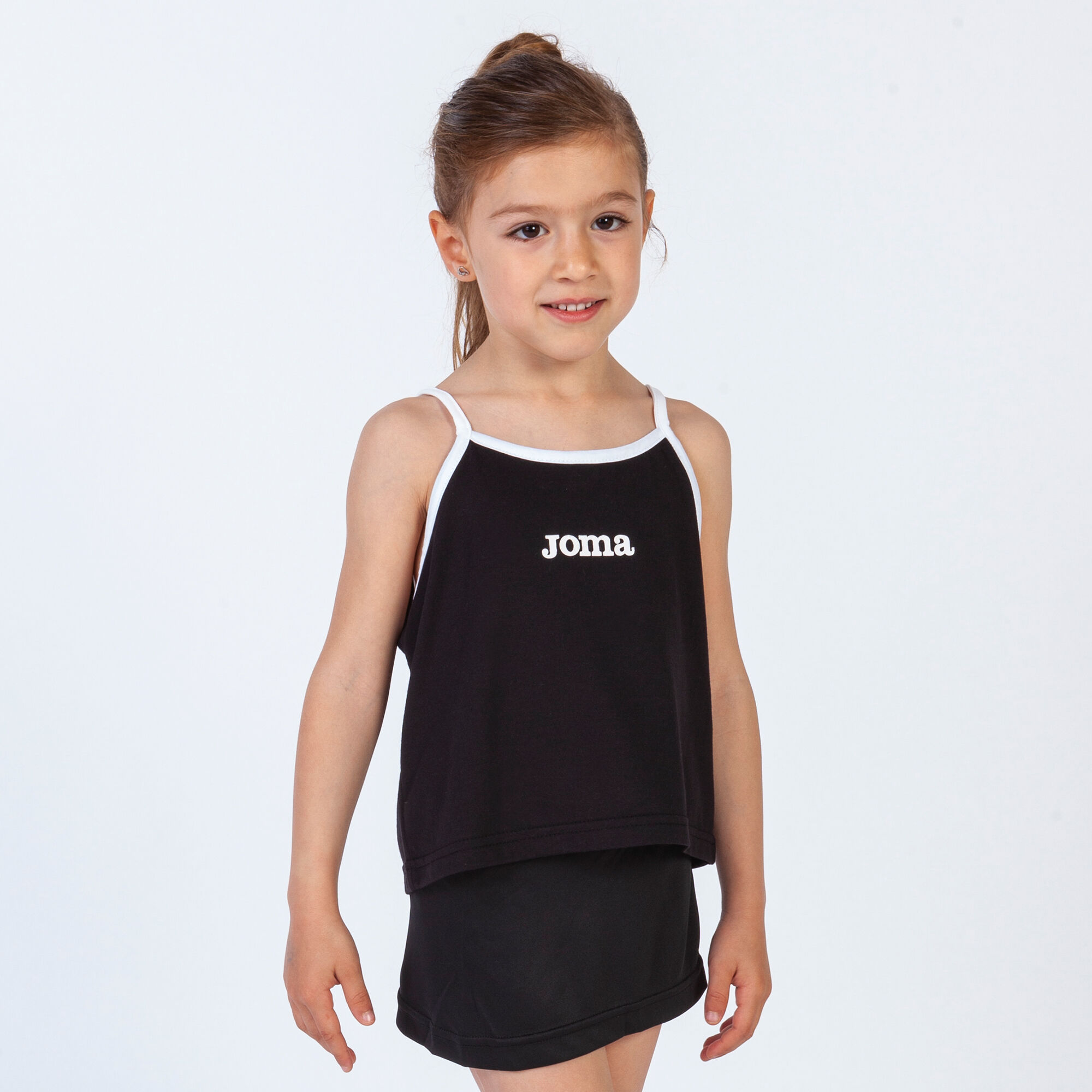 Camiseta tirantes negra niña new arrivals