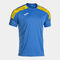 Maillot manches courtes homme Championship VIII bleu roi jaune