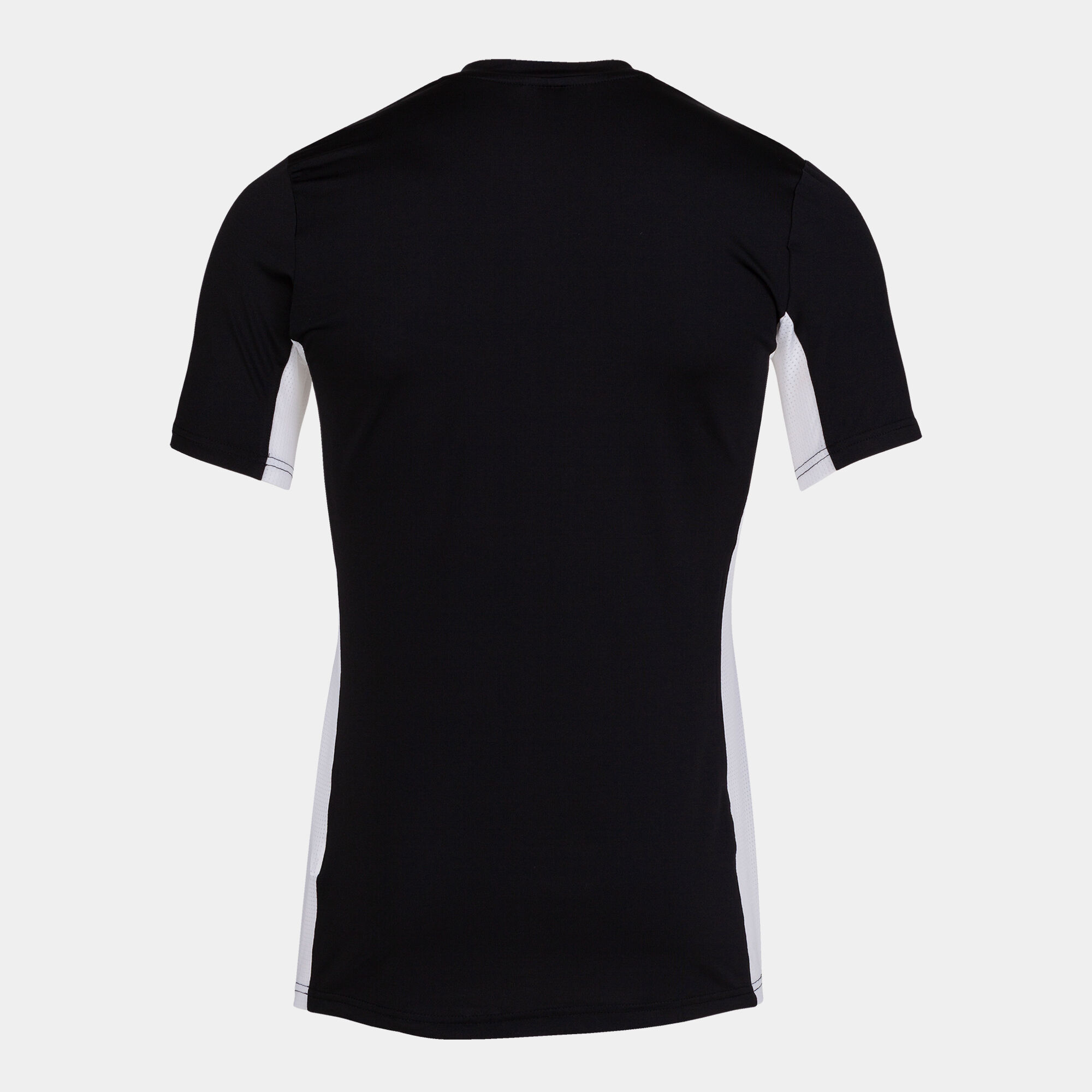 T-shirt manga curta homem Superliga preto branco