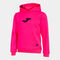 Sudadera con capucha niña Lion rosa flúor