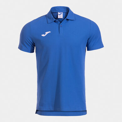 Polo shirt short-sleeve man Olimpiada royal blue