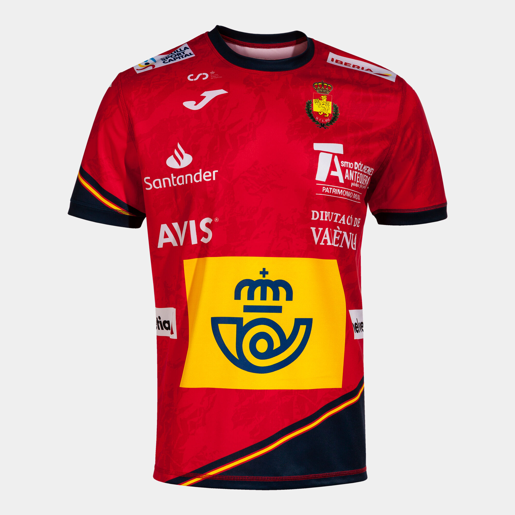 Camiseta manga corta 1 equipacion Real Federacion Espanola Balonmano JOMA
