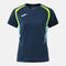 Tricou cu m&acirc;necă scurtă damă Championship 20 bleumarin &icirc;nchis galben fosforescent