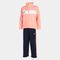 Tracksuit junior Stripe pink navy blue