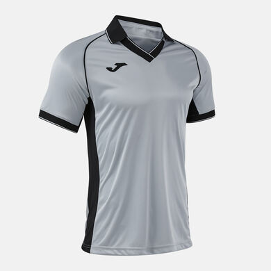 Polo manica corta uomo Vintage Eco Retro grigio nero