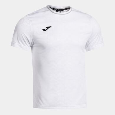 Maillot manches courtes homme Smash blanc