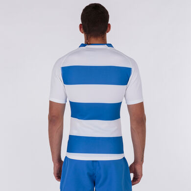 Camiseta manga corta hombre Prorugby II royal blanco