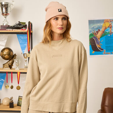 Sudadera mujer Street Generation beige