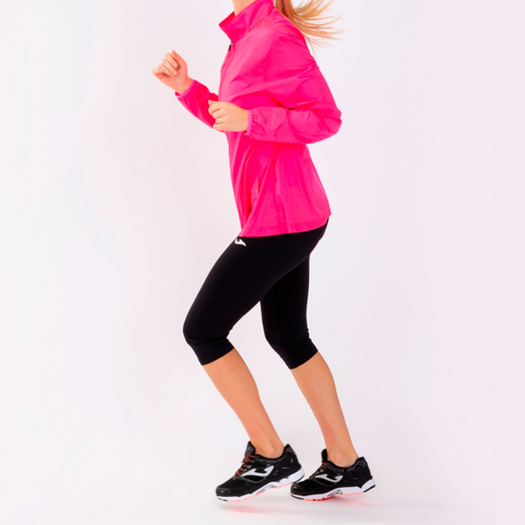 Windbreaker woman Elite VII fluorescent pink JOMA