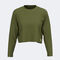 Sweatshirt woman Mimetic green