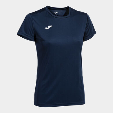 Kurzarmshirt frau Combi marineblau