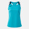 Canottiera donna Terra turchese fluorescente blu scuro