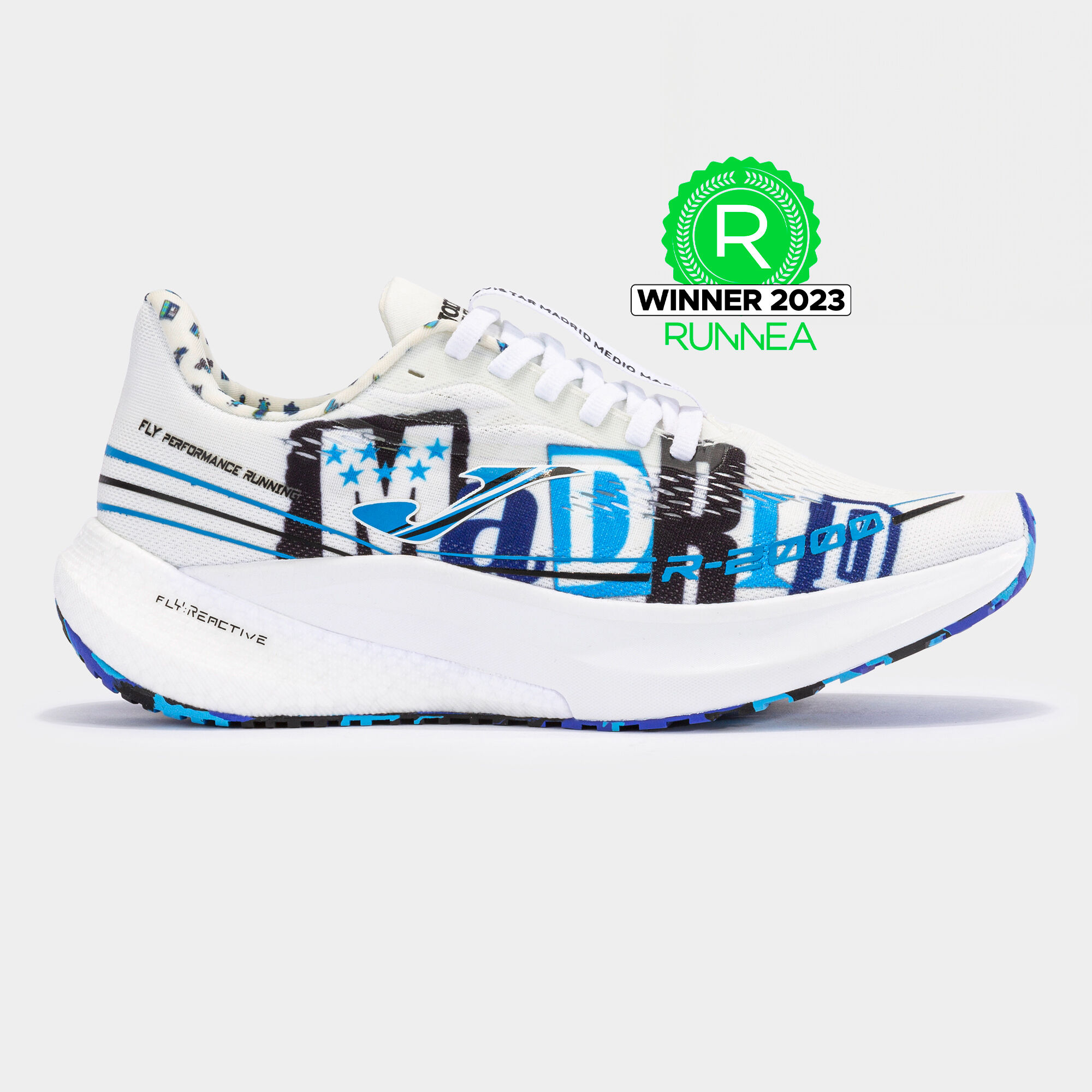 Chaussures running R.2000 24 Semi-Marathon De Madrid unisexe blanc
