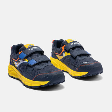 Trail-running shoes Shock Jr 26 junior navy blue
