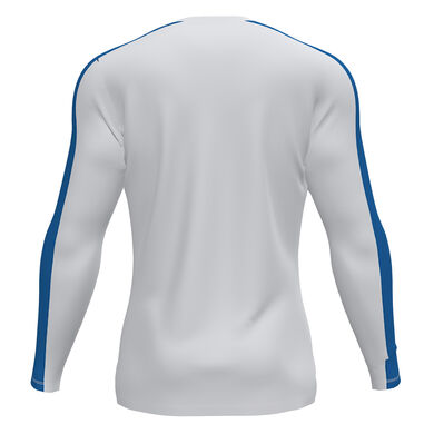 Maglia a manica lunga uomo Academy III bianco blu reale