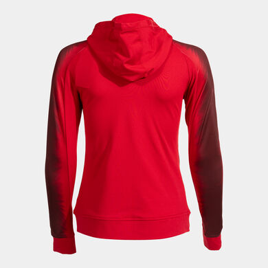 Hooded jacket woman Elite XI red