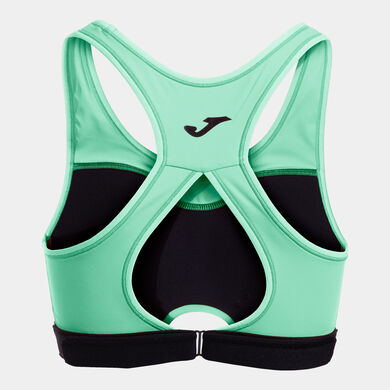 Sports bra woman Iconic green