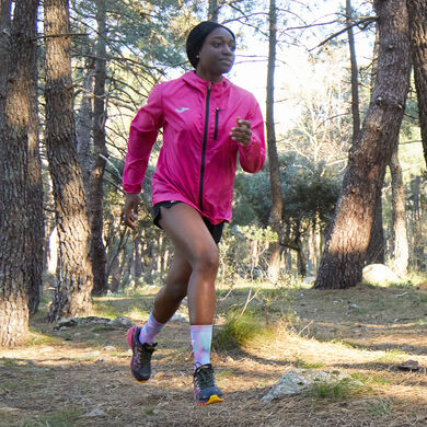 Windbreaker woman R-Trail Nature pink