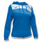 Giacca con cappuccio donna Supernova II blu reale bianco