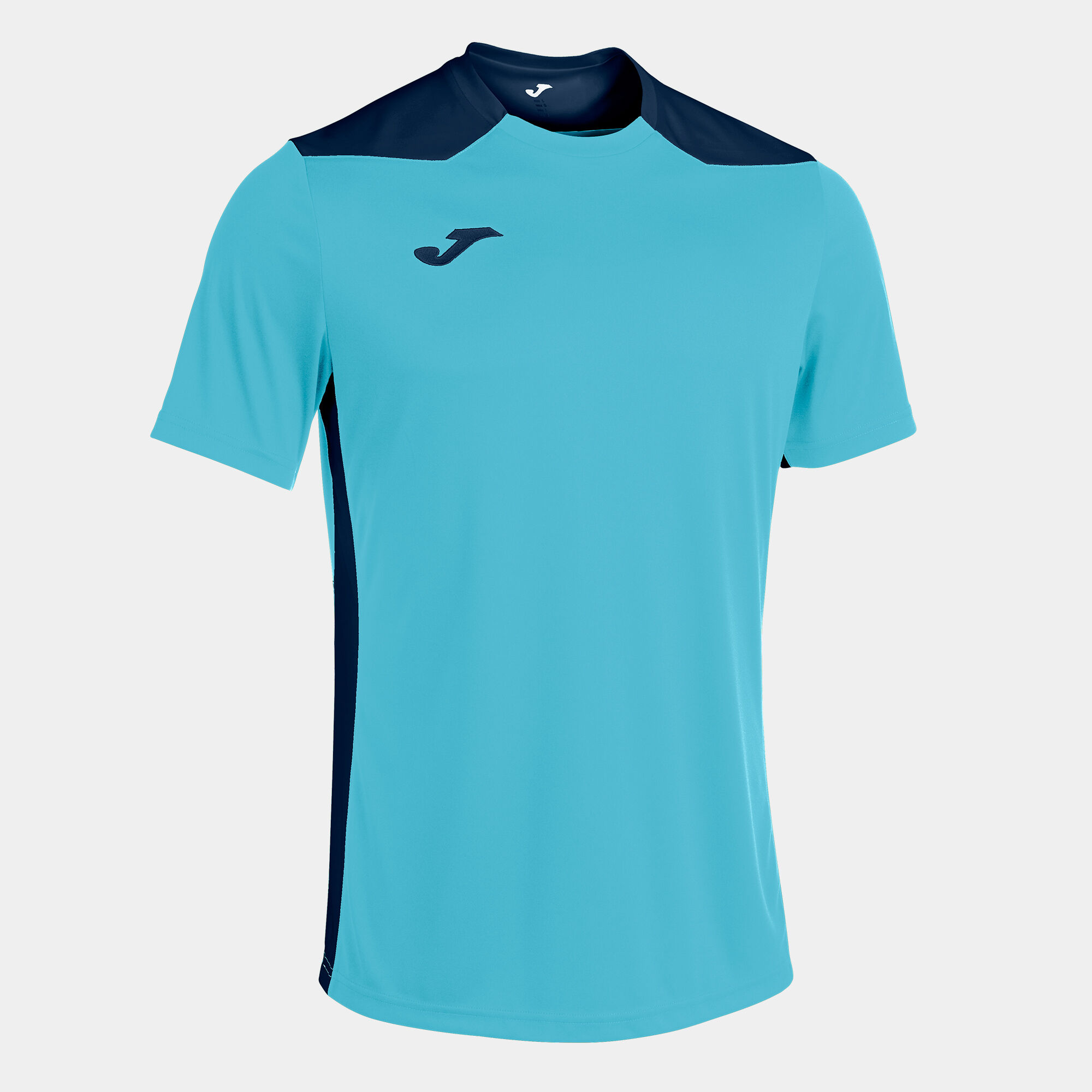 Shirt short sleeve man Championship VI fluorescent turquoise navy