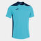 CAMISETA JOMA COMBI TURQUESA FLÚOR