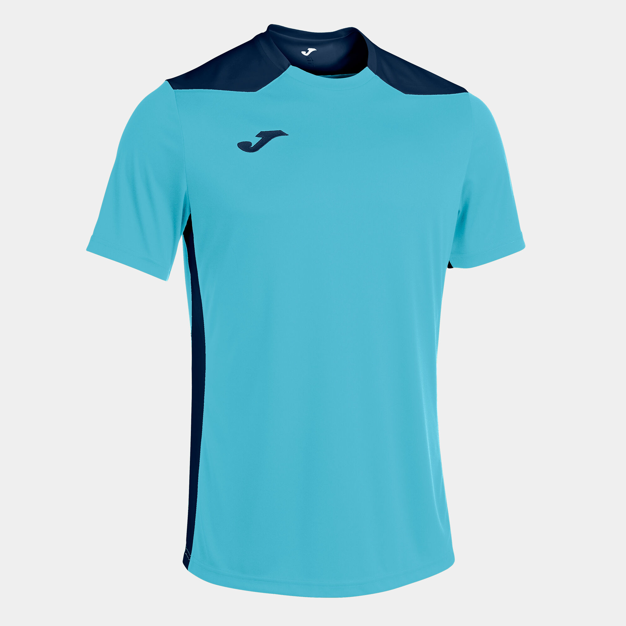 T-shirt manga curta homem Championship VI azul-turquesa fluorescente azul marinho