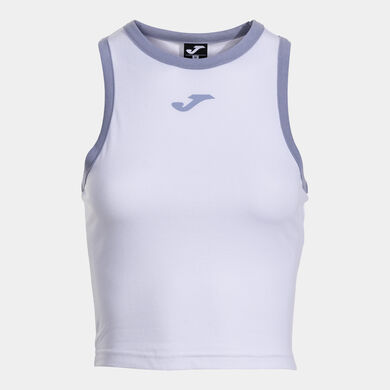 Top mujer Mimetic blanco azul
