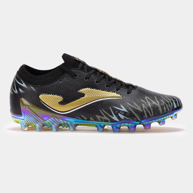 Ghete fotbal Striker Men 25 gazon artificial AG negru
