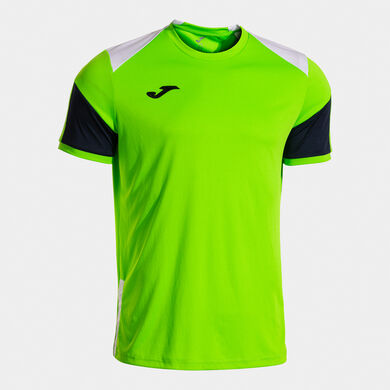 Shirt short sleeve man Danubio green dark navy