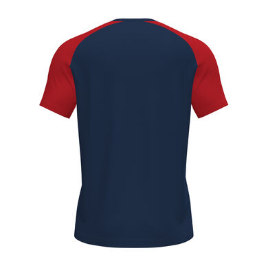 Shirt short sleeve man Academy IV navy blue red