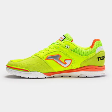 Zapatillas fútbol sala Top Flex Rebound 23 indoor verde flúor rojo