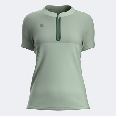 Polo shirt short-sleeve woman Elite Club green