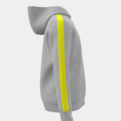 Sweatshirt mit kapuze junior Stripe melange-grau lindgrün