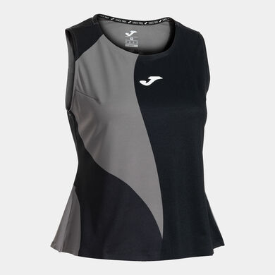 Camiseta sin mangas mujer Challenge negro