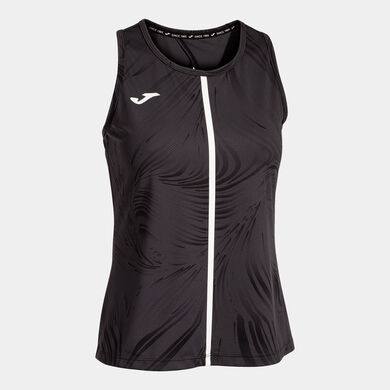 Camiseta sin mangas mujer Challenge negro