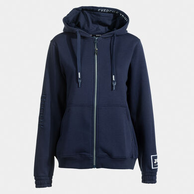 Hooded jacket woman Urban Street navy blue