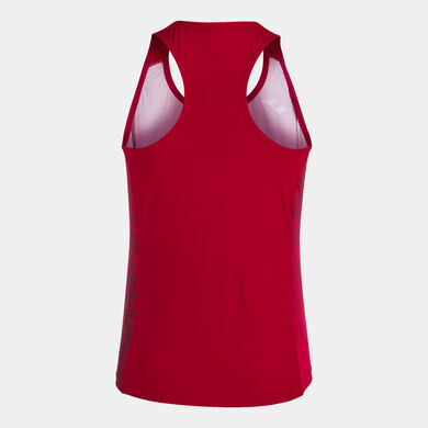 Tank top woman Elite VIII red