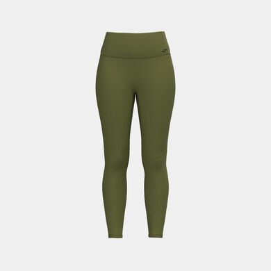 Mallas largas mujer Indoor gym caqui