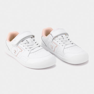 Zapatillas casual Academy Jr Barefoot 26 junior blanco rosa