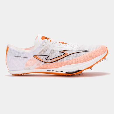 Zapatillas running R.R 1100 Skypes unisex blanco naranja