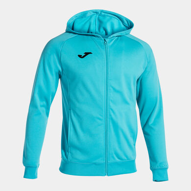 Casaco com capuz homem Menfis azul-turquesa fluorescente