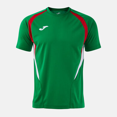 Camiseta manga corta hombre Championship 20 verde rojo