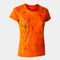 Camiseta manga corta mujer Elite IX naranja