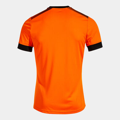 Camiseta manga corta hombre Eco Supernova naranja negro