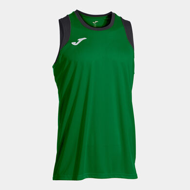 Sleeveless t-shirt man Final Basket III green black