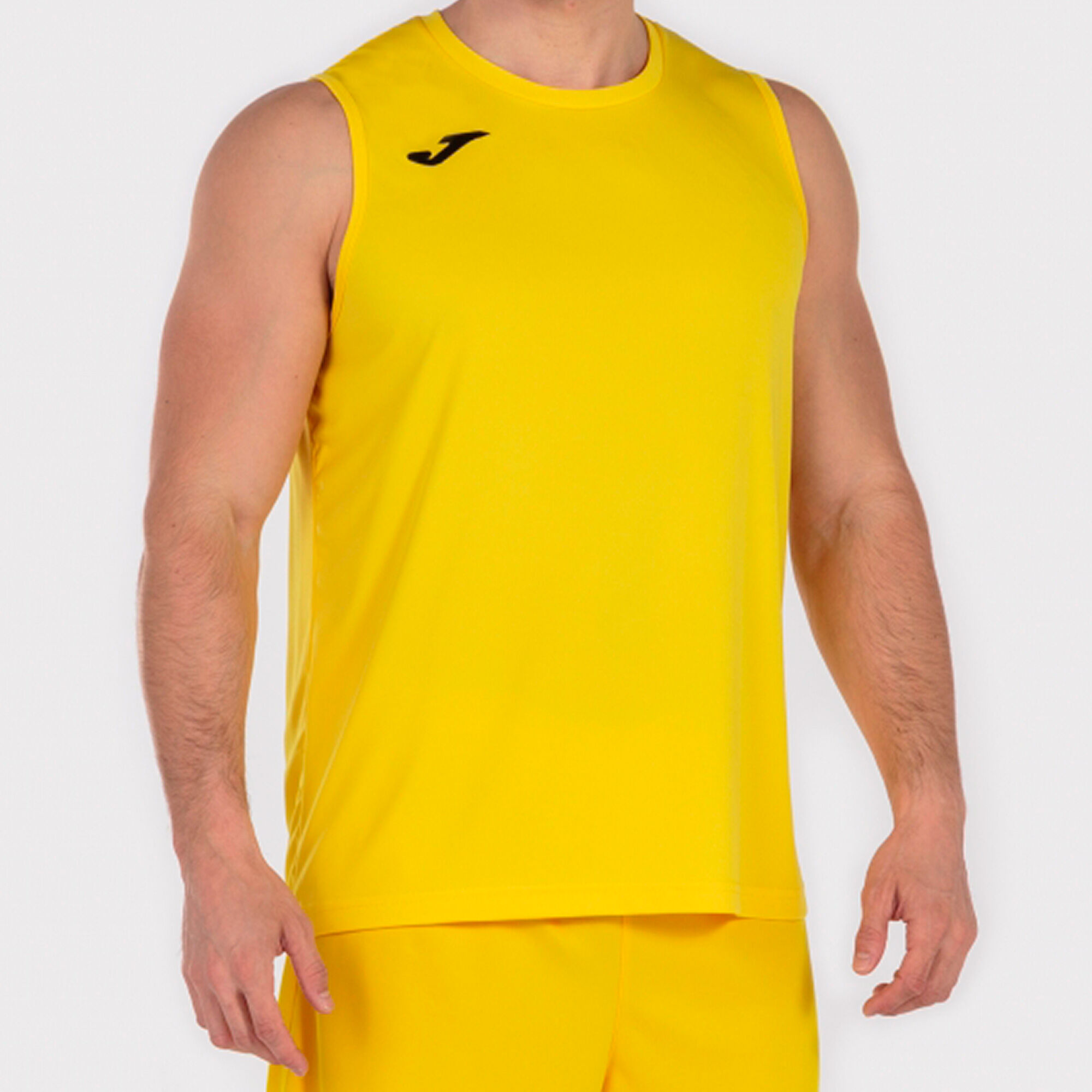 Camiseta tirantes best sale amarilla hombre