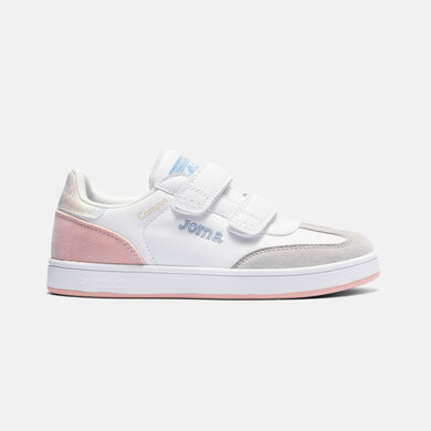 Pantofi sport casual Campus Jr 26 junior alb roz