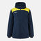 Anorak mulher Trivor II azul marinho escuro amarelo